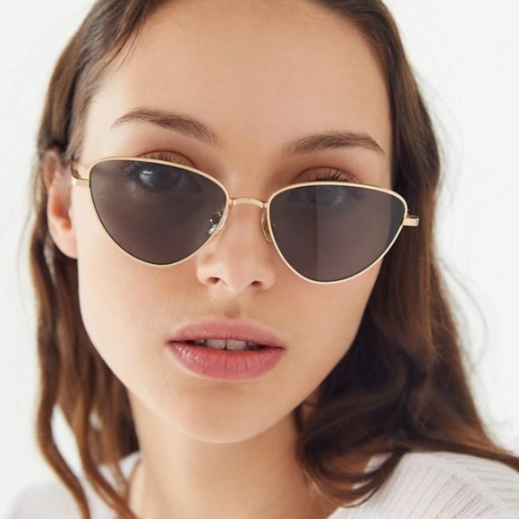 Crap Eyewear Accessories - NWT Crap Eyewear Honey Buzz Cat-eye Sunglasses Yel